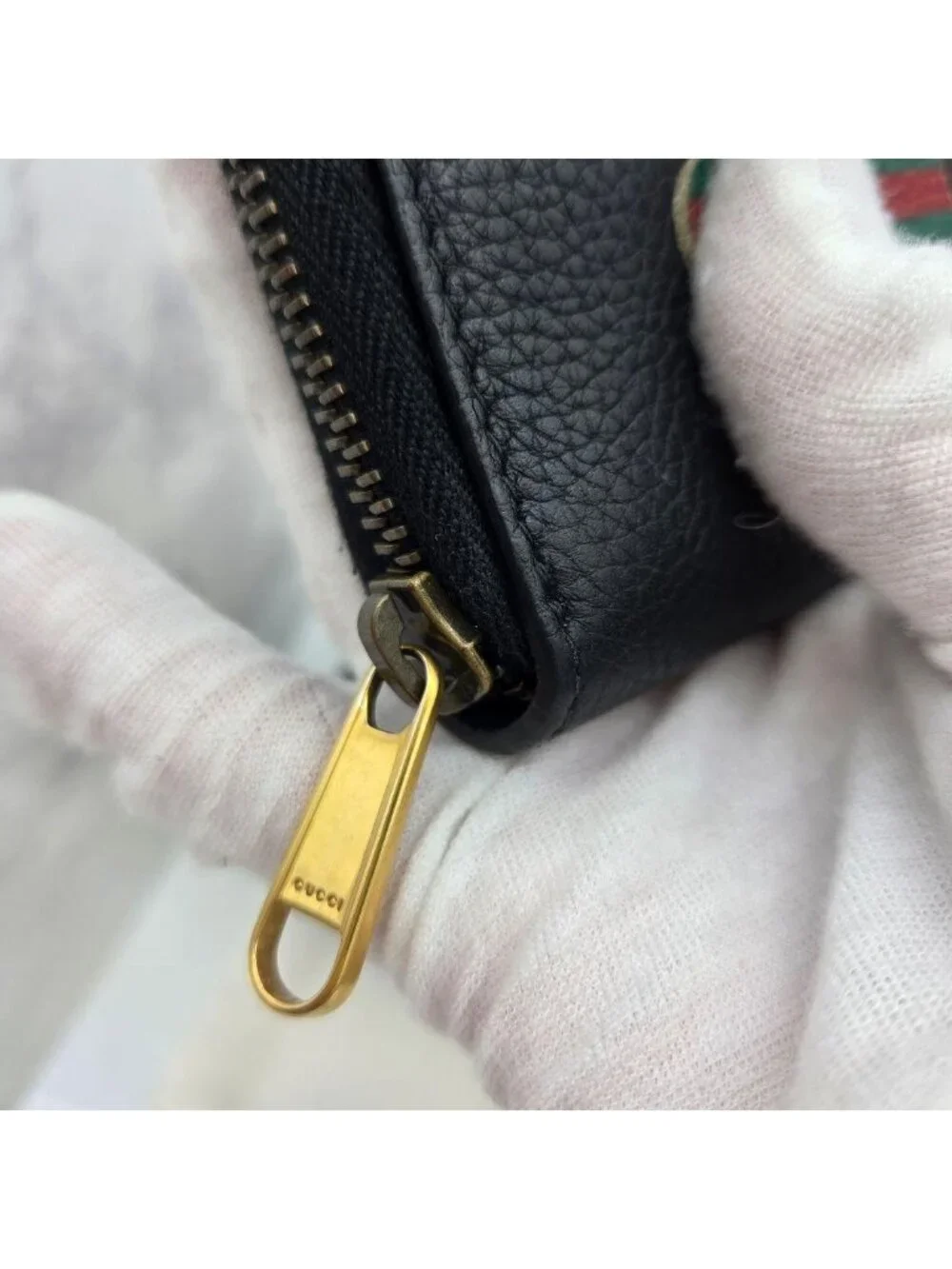 Gucci Logo Wallet Black Leather - Picture 4 of 15